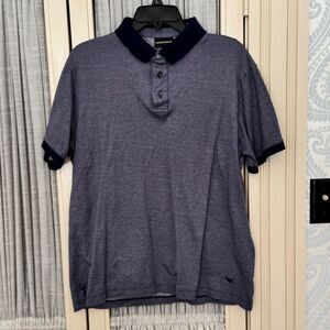 Emporio Armani purple polo shirt